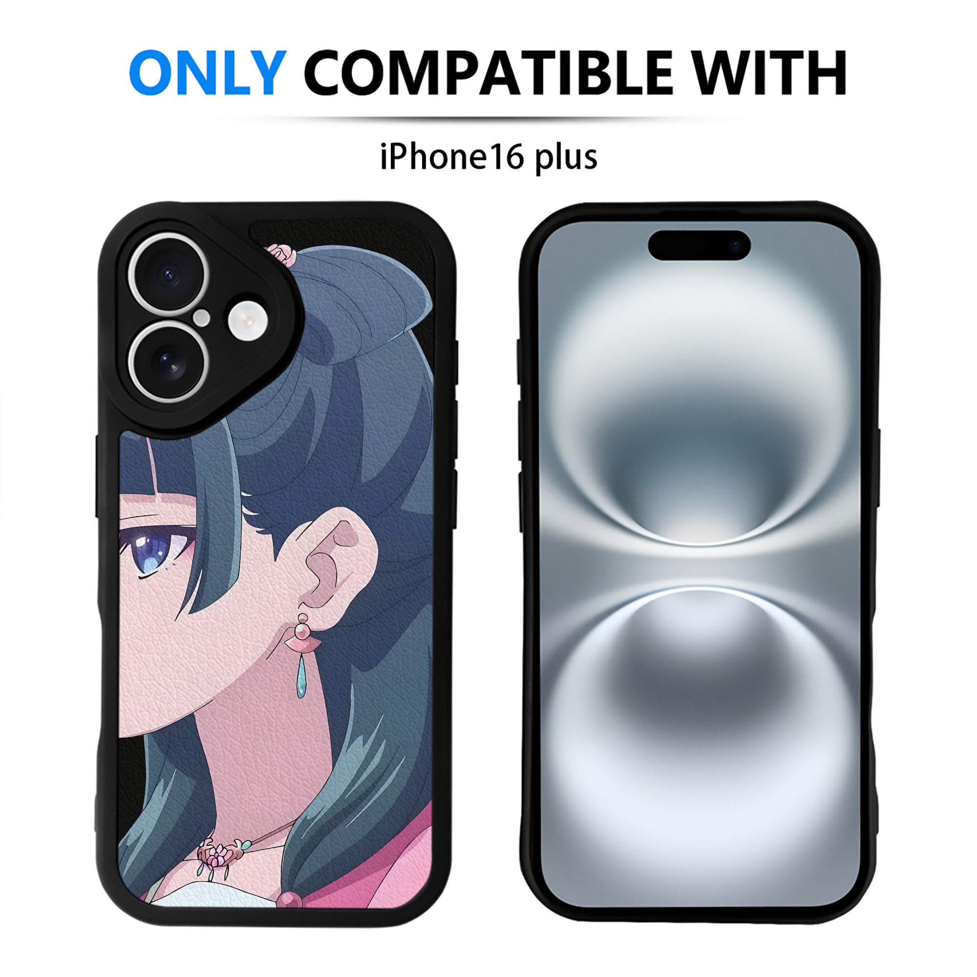 （画像用） 薬屋のひとりごと The Apothecary Diaries 【iPhone 16シリーズ対応】シリコンスマホケース（レザー調） 材質：シリコン
